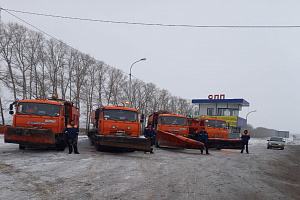 Обстановка на автомобильных дорогах регионального и межмуниципального значения Республики Башкортостан по состоянию на 08:00 04.02.2021 г. 