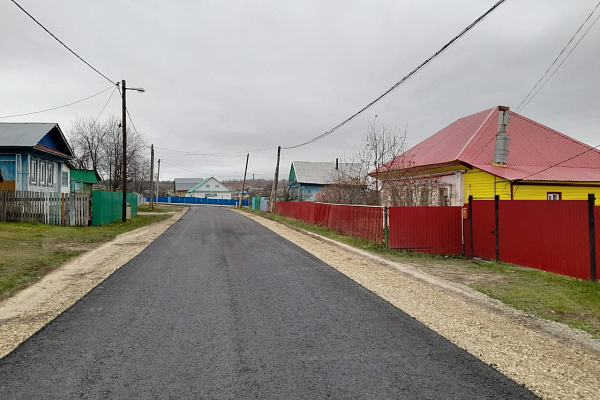 Пять улиц с. Малояз теперь в асфальте